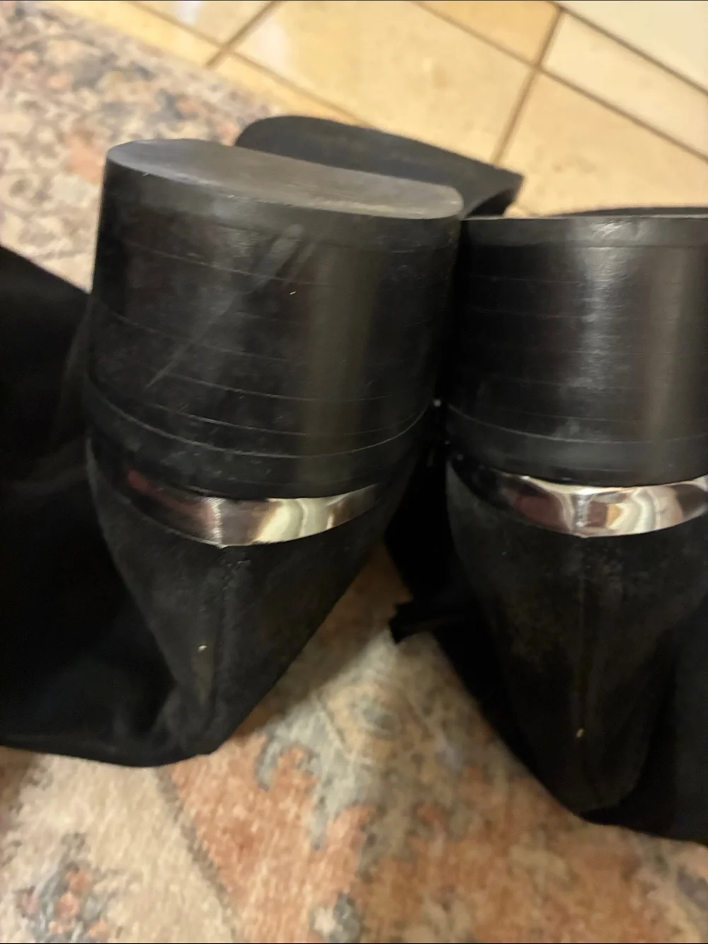 naughty monkey Black Suede‎ Over-the-Knee Boots